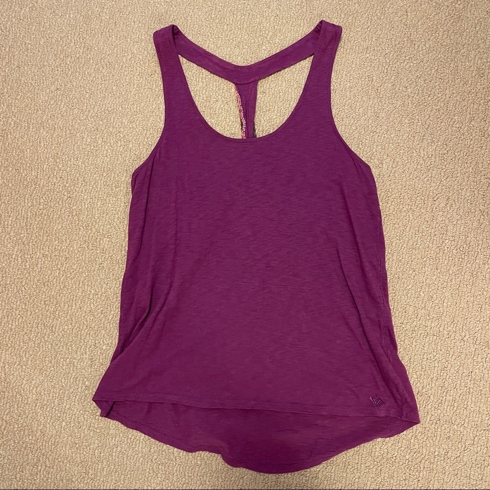 Roxy Boho Beaded Racerback Tank Magenta – S - Picture 6 of 12